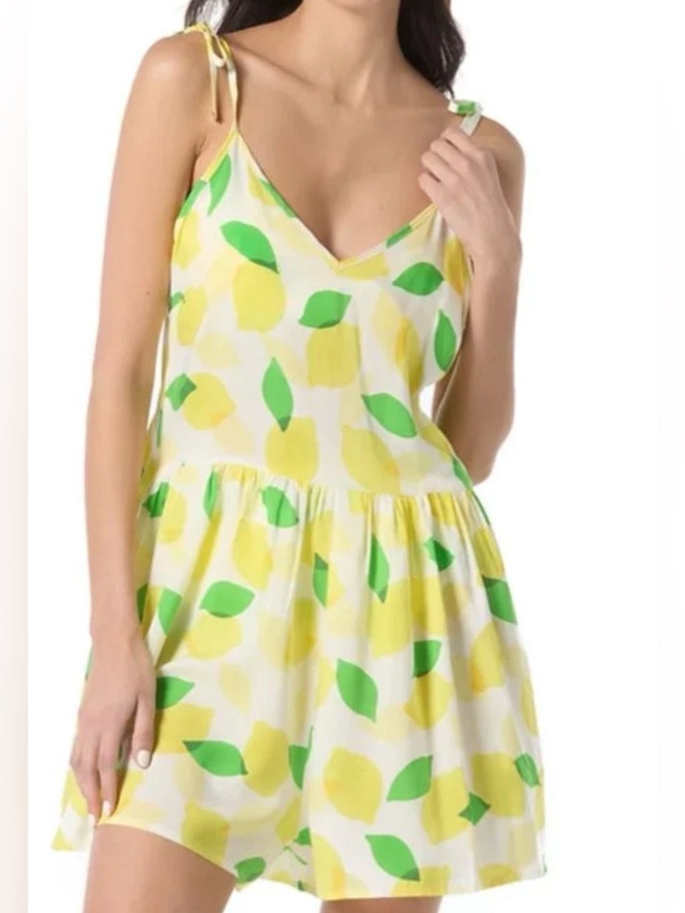 Kate Spade 🍋Lemons🍋 Tie Shoulder Romper Small or XL NWT